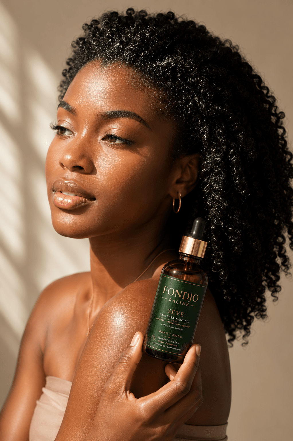 Defined 4C coils with FONDJO RACINE SÈVE oil